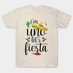 I'm Uno Let's Fiesta Cute Baby Cinco De Mayo Birthday T-Shirt